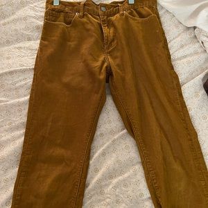 Vintage tan corduroy pants